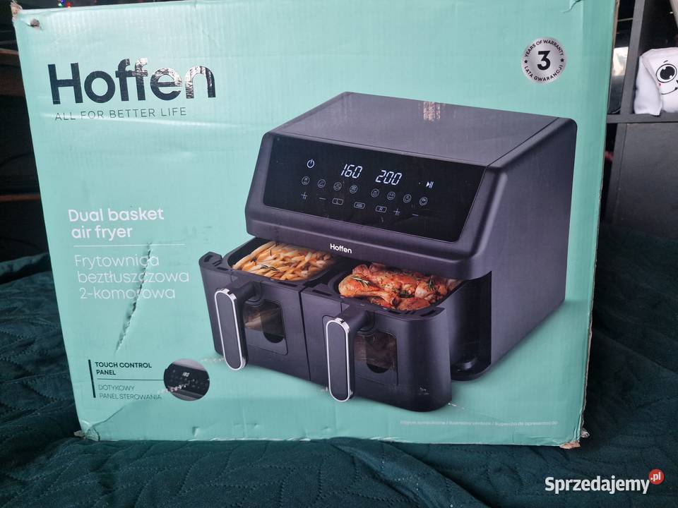 NOWY Air fryer HOFFEN dwukomorowy Kuchenki i piekarniki dolnośląskie