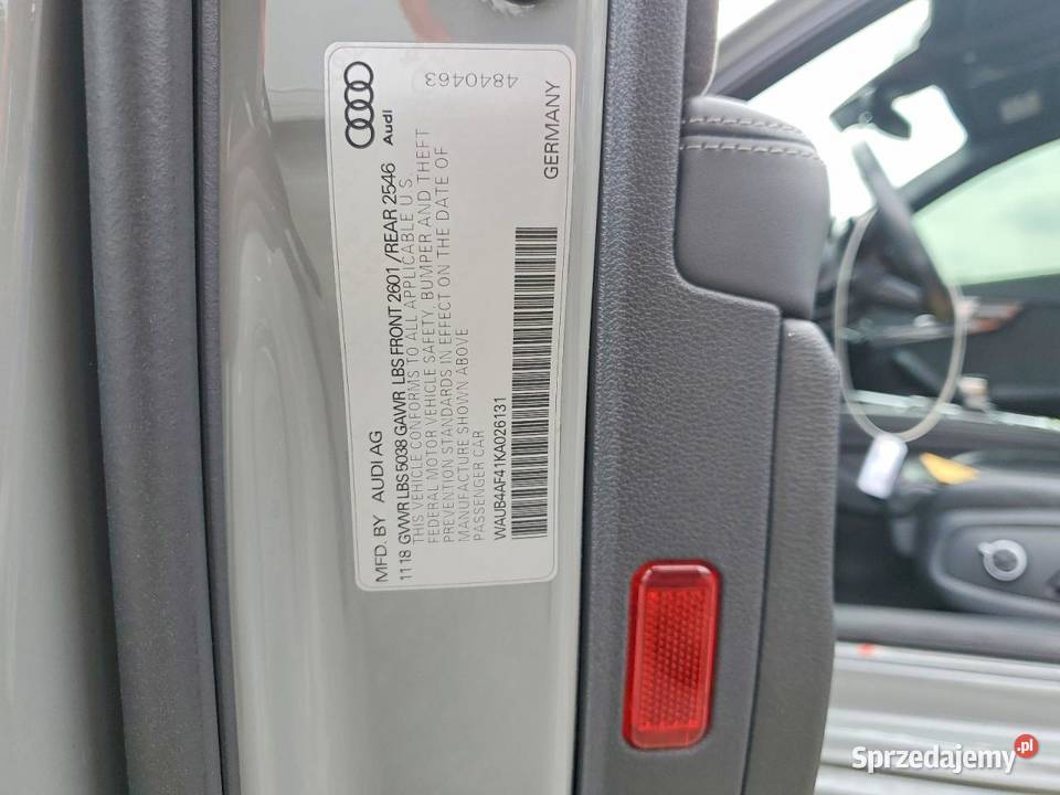 2018 AUDI S4 PREMIUM PLUS Częstochowa