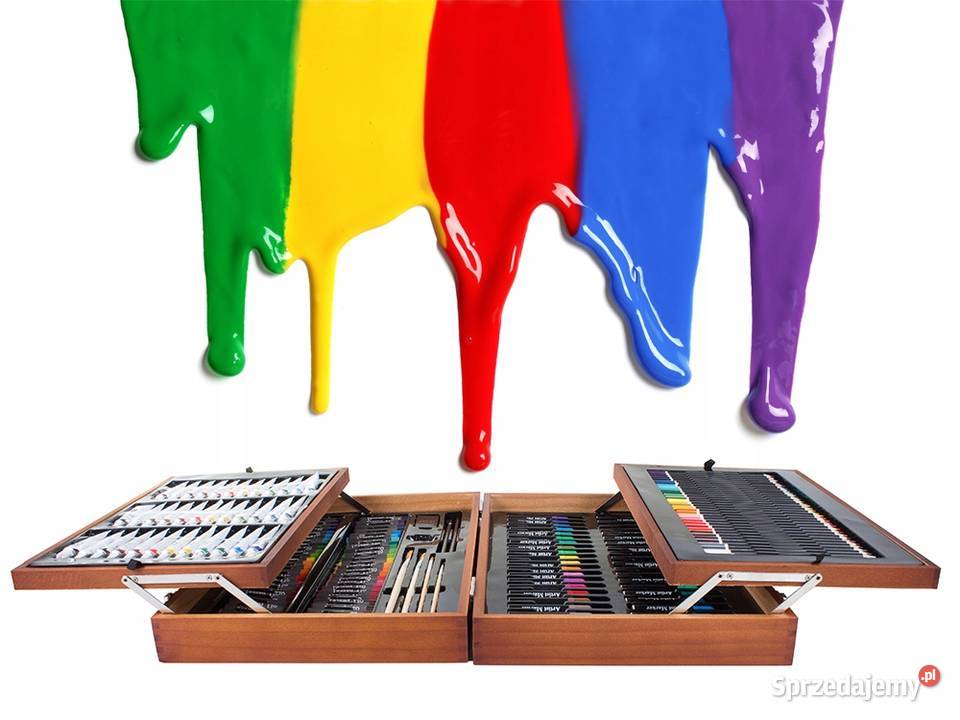 ZESTAW Artystyczny do malowania w WALIZCE 174 Wrocław