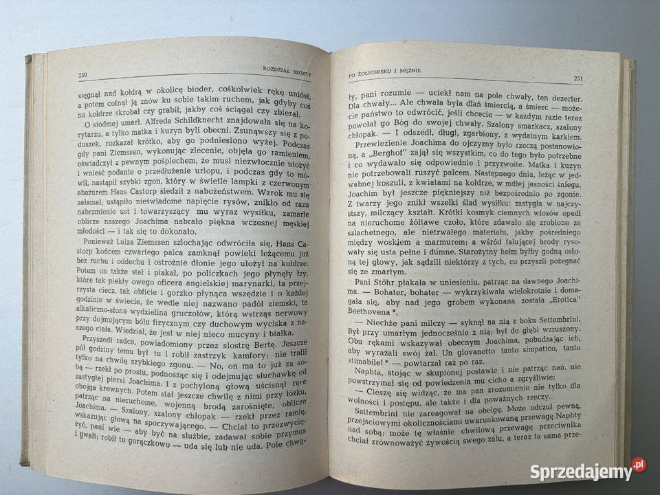 Czarodziejska góra Tomasz Mann t1 i t2 Rok wydania 1965