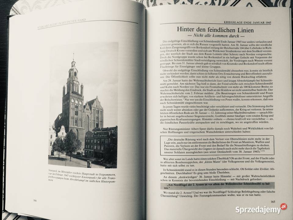 3774 Pomorze 1945 Historia Upadku III Rzeszy zachodniopomorskie Szczecin