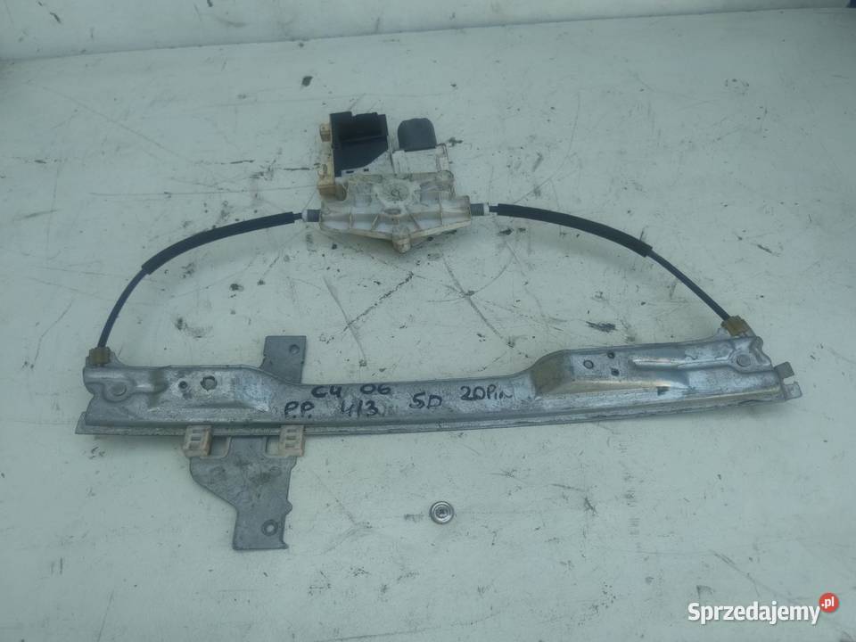 MECHANIZM PODNOŚNIK SZYBY PRAWY PRZÓD CITROEN C4 osobowe