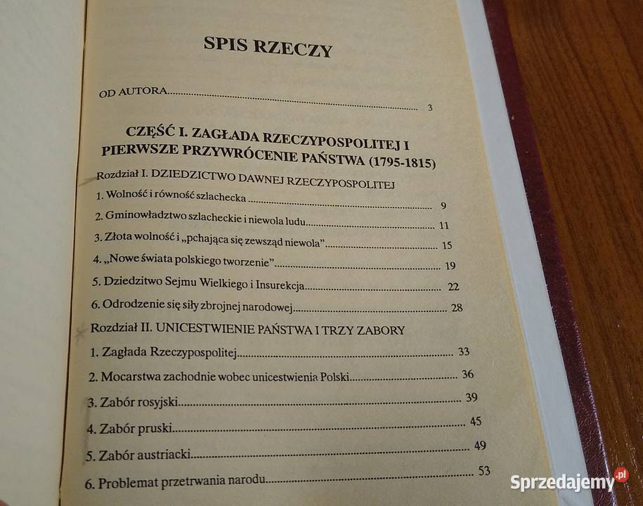 Dzieje Polski porozbiorowe 17951921 Marian Gdańsk