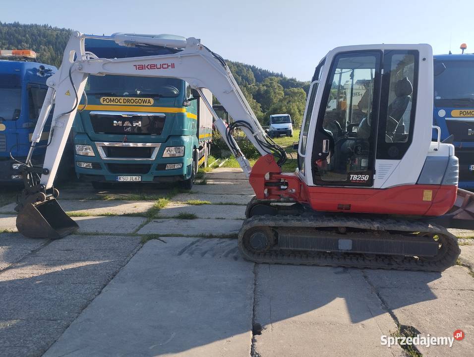MINIKOPARKA TAKEUCHI TB 250 5TON JCB CAT BOBCAT nie małopolskie Sucha Beskidzka