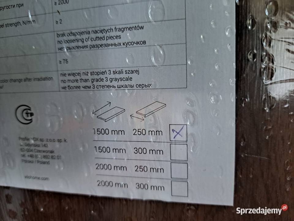 Sprzedam nowy parapet wew Dom i Ogród łódzkie