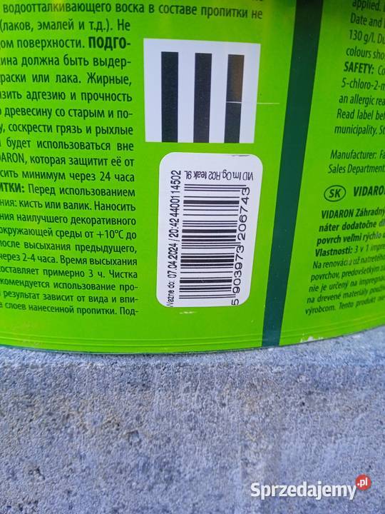 Vidaron impregnat ochronno dekoracyjny ogrodowy