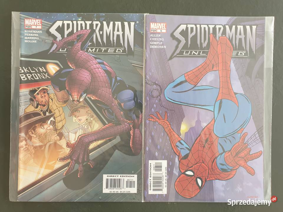 SpiderMan Unlimited 5 oryginalnych komiksów pomorskie Gdynia