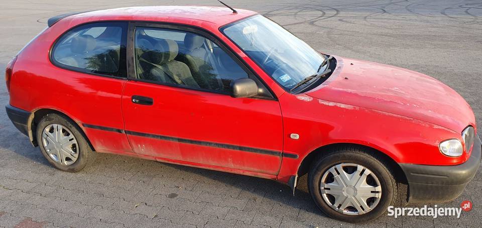 Toyota Corolla 14 VVTI 1999 Salon welurowa tapicerka Poznań