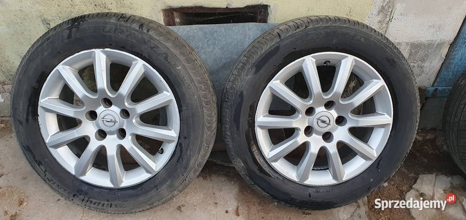 Koła Opel 16 5x110 ET37 z oponami letnimi Mętów