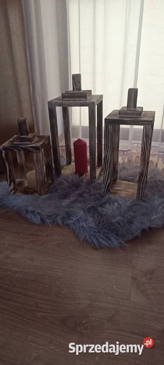 Choinki drewniane ozdoba