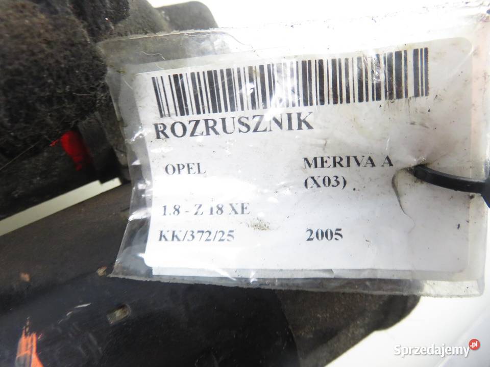 ROZRUSZNIK OPEL MERIVA A X03 18 Z 18 XE
