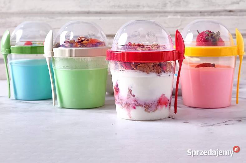 Kubki do Jogurtu Zestaw 4 Sztuk 500ml Opole sprzedam