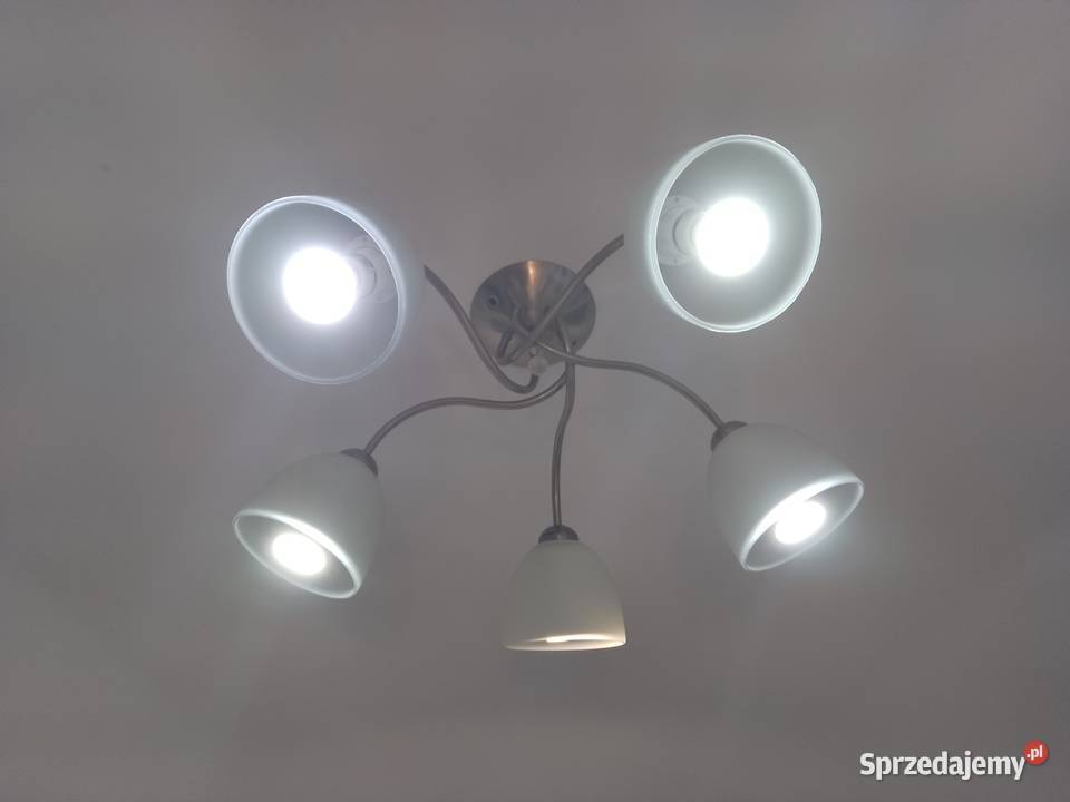 Żyrandol 5 ramienny ładny design Bełchatów sprzedam