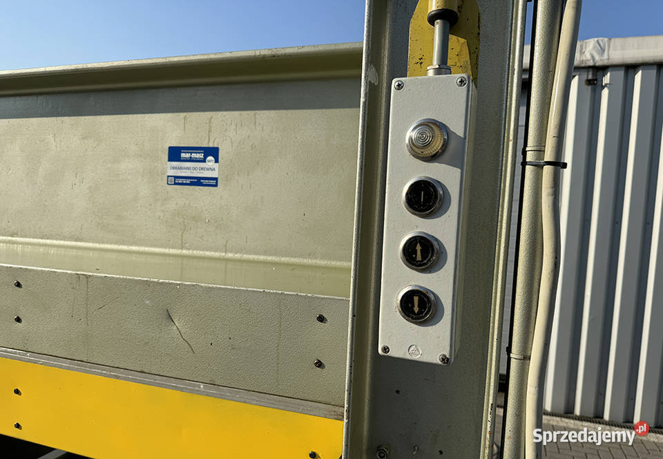 Prasa półkowa hydrauliczna do forniru JOOS typ pomorskie Sierakowska Huta