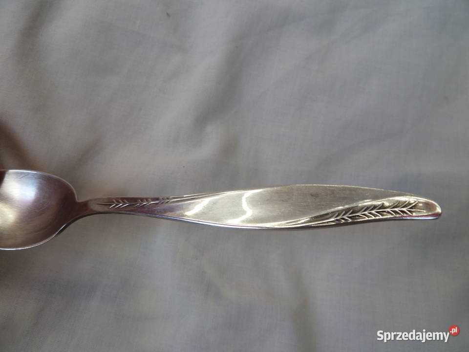 stara platerowana w stanie łyżeczka Hefra Warszawa