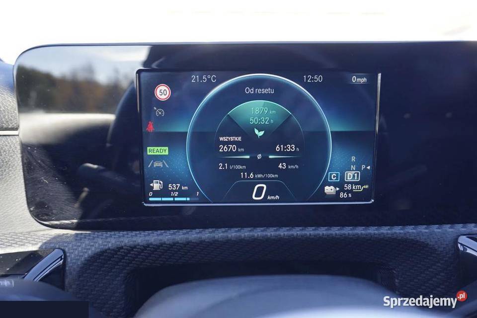 MercedesBenz CLA 250 E 8GDCT 13 Hybryda Plugin nieuszkodzony Gliwice