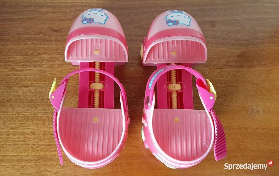 Wrotki regulowane Hello Kitty długość 15 22 sprzedam