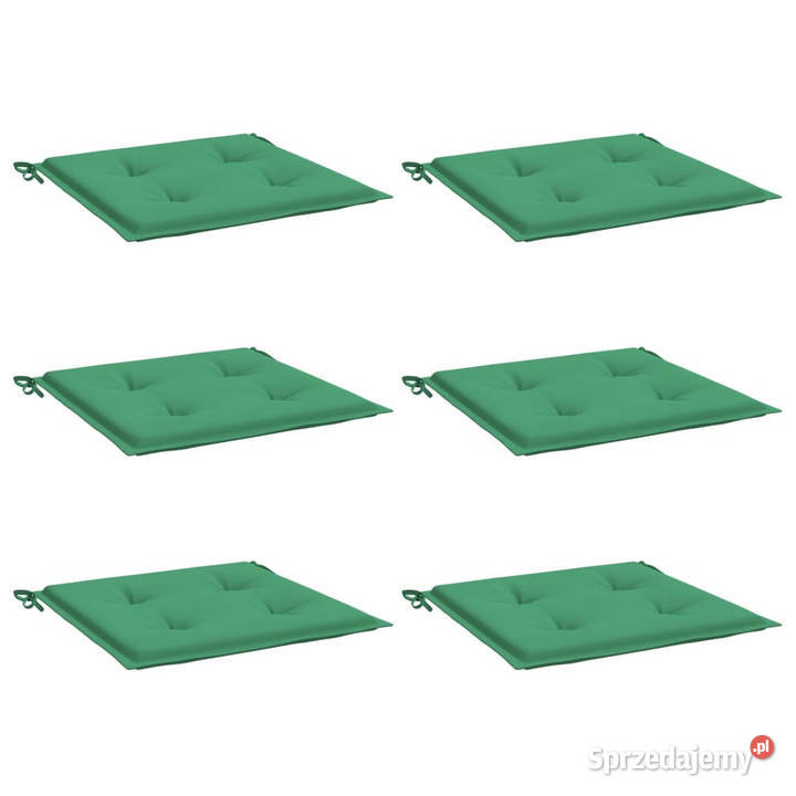 Poduszki na krzesła ogrodowe 6 zielone 50x50x3 mazowieckie Warszawa