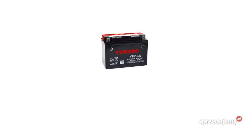 Akumulator Tuborg YT9BBS 8Ah 120A AGM Olsztyn sprzedam