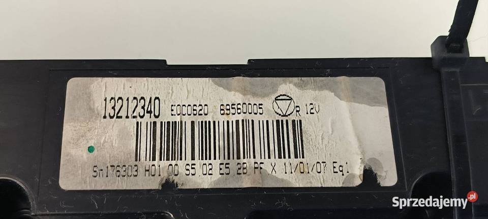 PANEL KLIMATYZACJI OPEL SIGNUM 13212340 Lipno