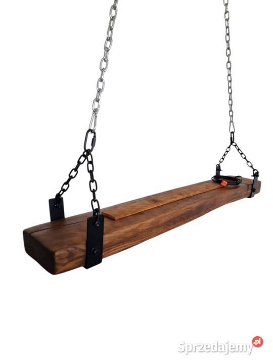 Lampa wiszaca sufitowa z drewnianej belki z podkarpackie Tarnobrzeg