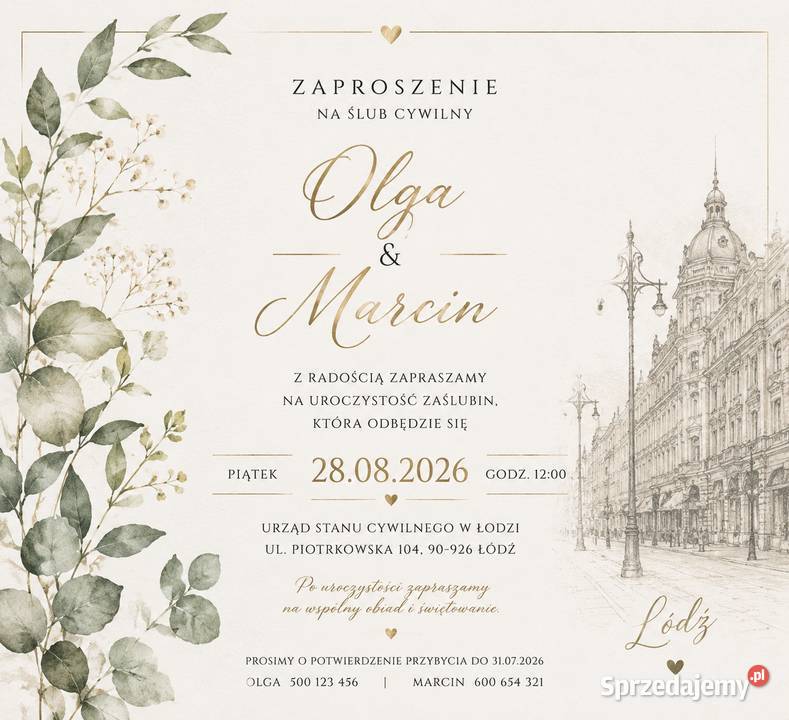 Projektowanie Zaproszeń Łódź