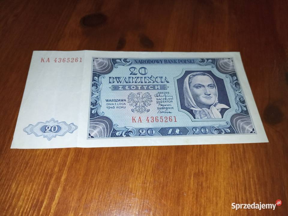 Banknot 20 dwadzieścia złotych Stalowa Wola