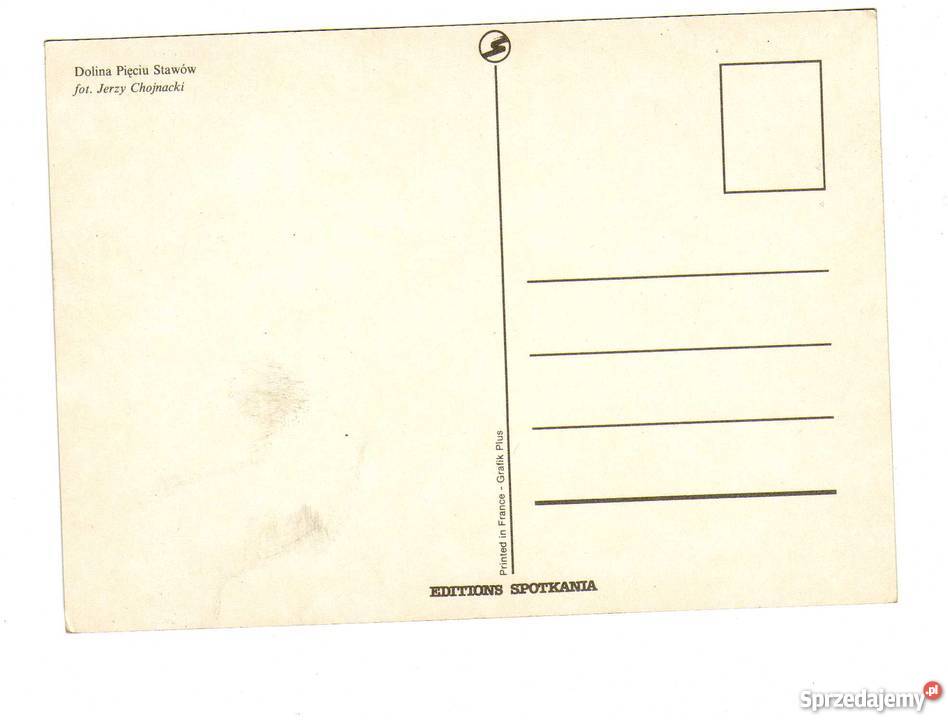 TATRY DOLINA PIĘCIU STAWÓW POLSKICH POCZTÓWKA Krynki