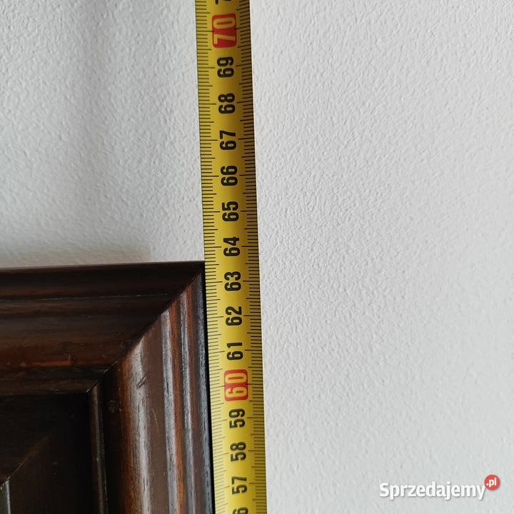 Piękny obraz na płótnie w grubej ramie ręcznie małopolskie Wola Łużańska