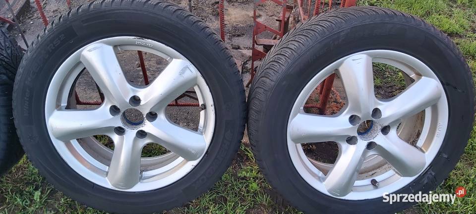 Alufelgi z oponami zimowymi 16 5x100 Seat VW sprzedam