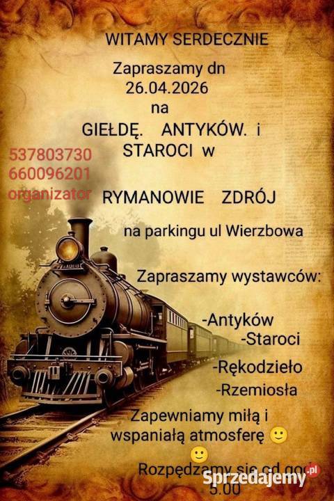 Giełda Antyków Staroci i Wspaniała Majówka Tarnów