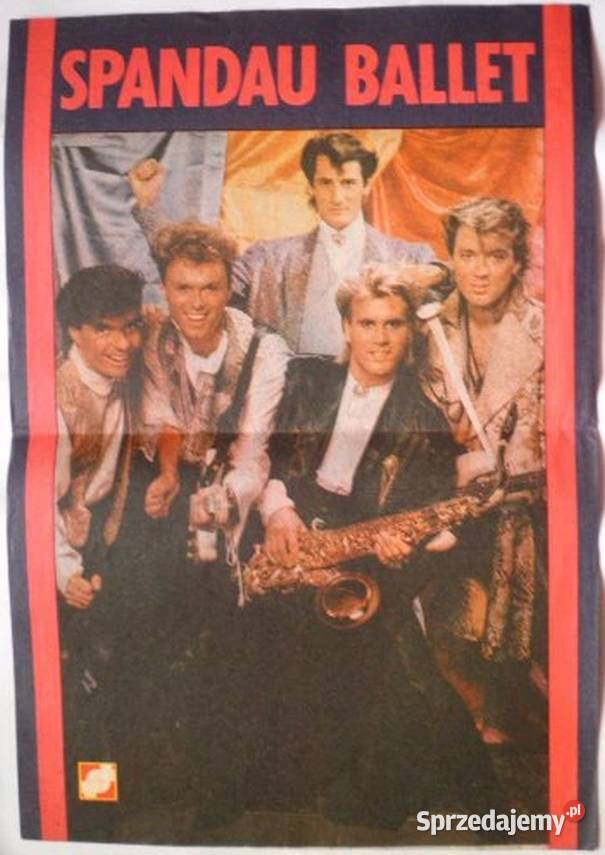 PLAKATY SPANDAU BALLET WYPRZEDAŻ ŚWIAT PLAKATÓW Bydgoszcz
