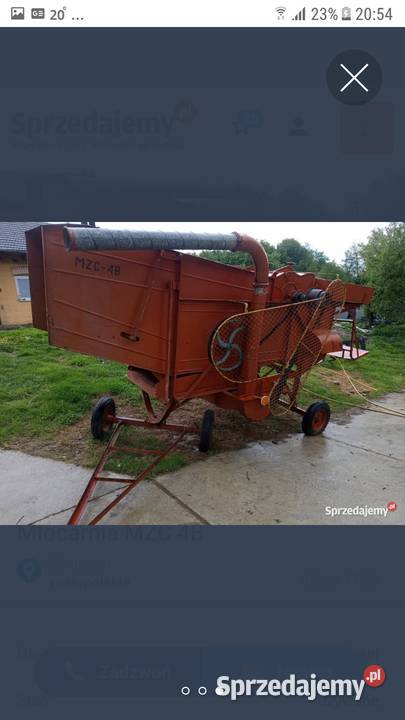 Maszyna MZC 4B młocarnia do żboża Pułtusk