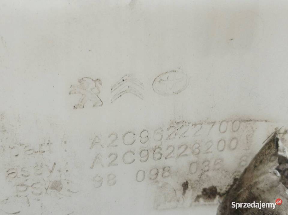 ZBIORNICZEK SPRYSKIWACZY A2C96222700 Peugeot