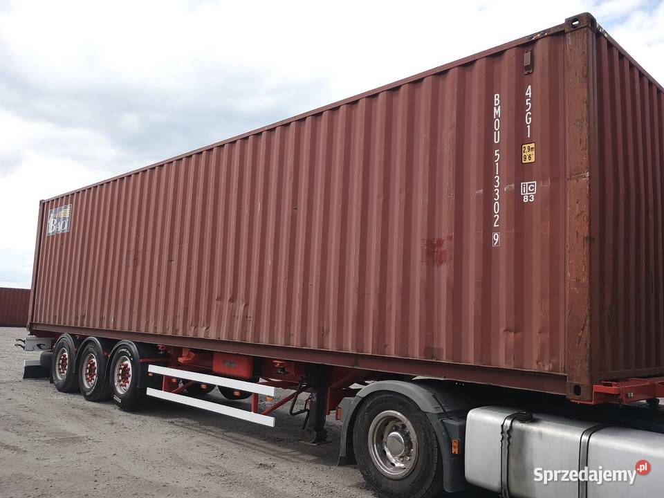 Kontener morski 40 HC transport magazyny 12 m Bydgoszcz