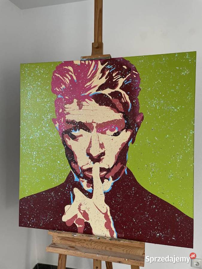 Portret David Bowie obraz akrylowy na płótnie Gliwice