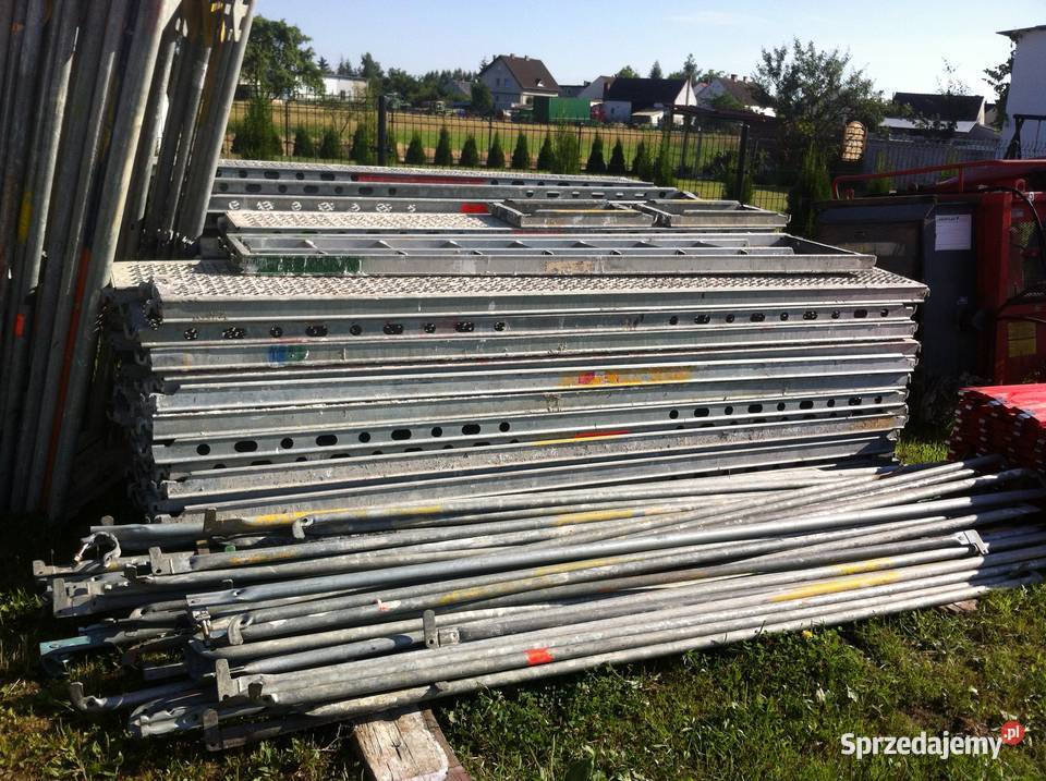 Rusztowanie elewacyjne używane 921x82 m Podest opolskie Stare Siołkowice