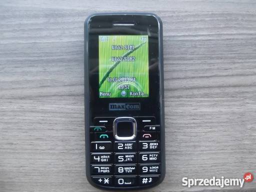 Telefon MaxCom DUAL SIM FV 23 z Polski 74 bez blokady Łódź