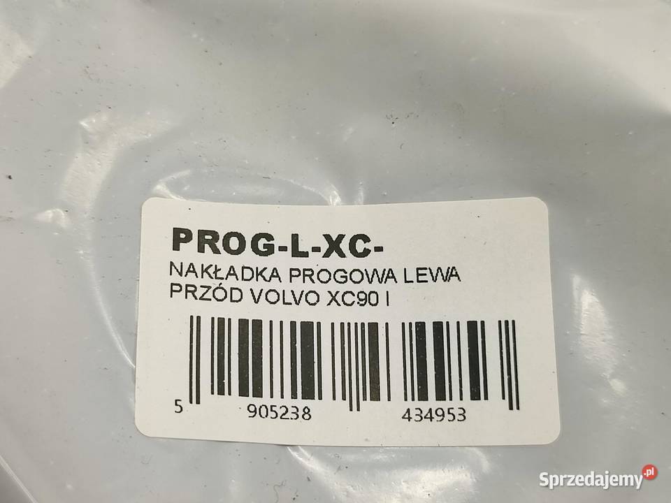 NAKŁADKA PROGOWA LEWY PRZÓD VOLVO XC90 I 2002