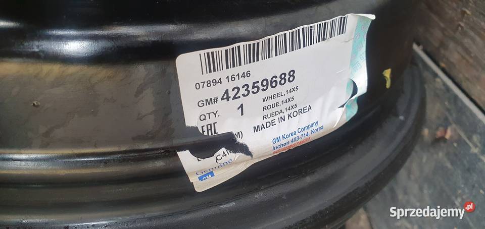 felgi opel 5j14 nowe kpl 4x100karladamcorsa d Bełchatów sprzedam