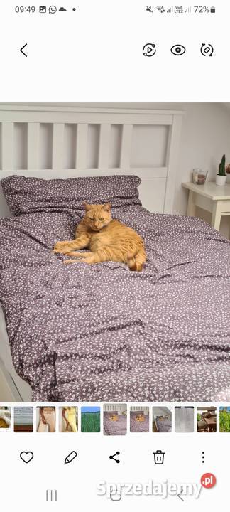 Łóżko Ikea Hemnes 120200 w komplecie z materacem 112cm Dom i Ogród pomorskie Słupsk