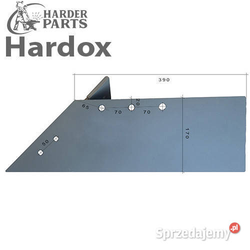 Lemiesz 300hektarów HARDOX 13200006L części do