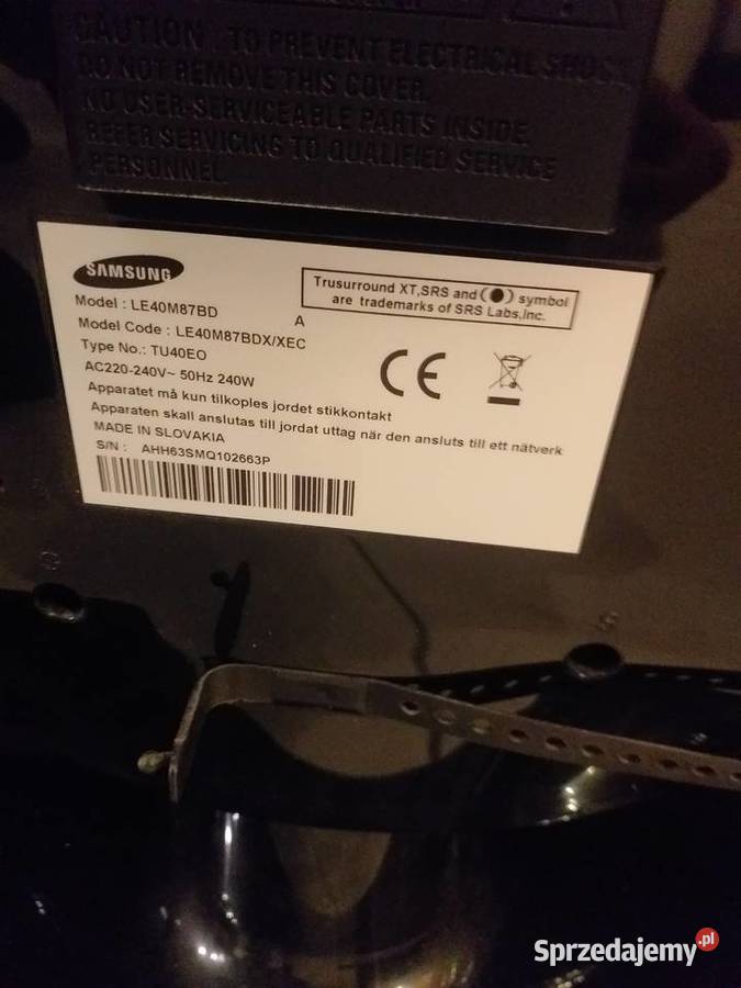 Tv Samsung 40 LCD Okazja wielkopolskie Kórnik