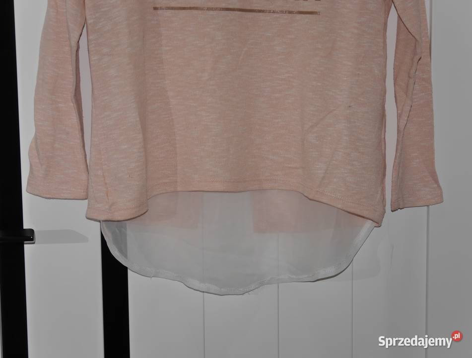 Miss EVIE sweterek tiulowe wstawki 134 140 sprzedam
