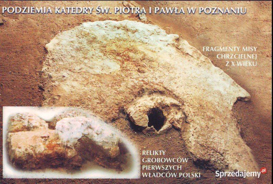 Kart Pocz Poznań Fragment Misy Chrzcielnej