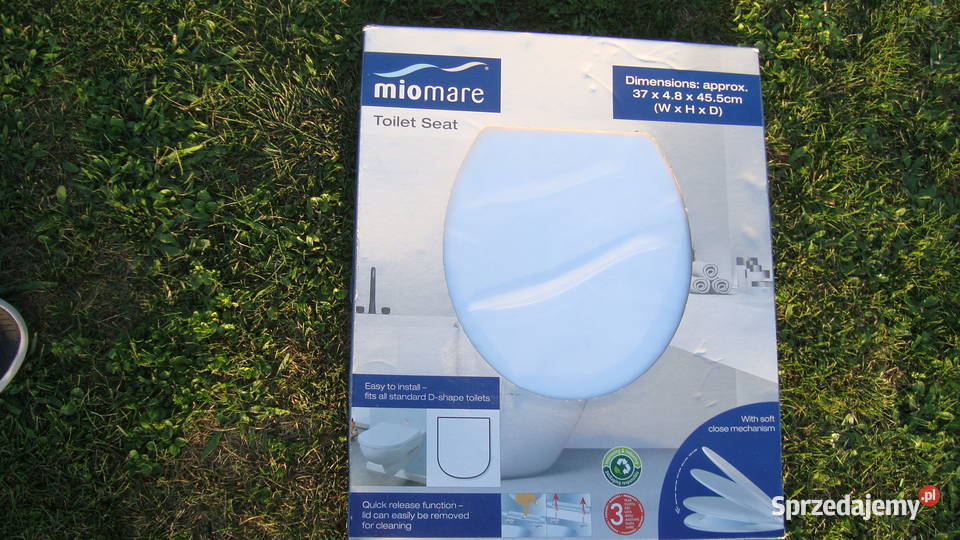 Deska sedesowa wolno opadająca biała Nowa