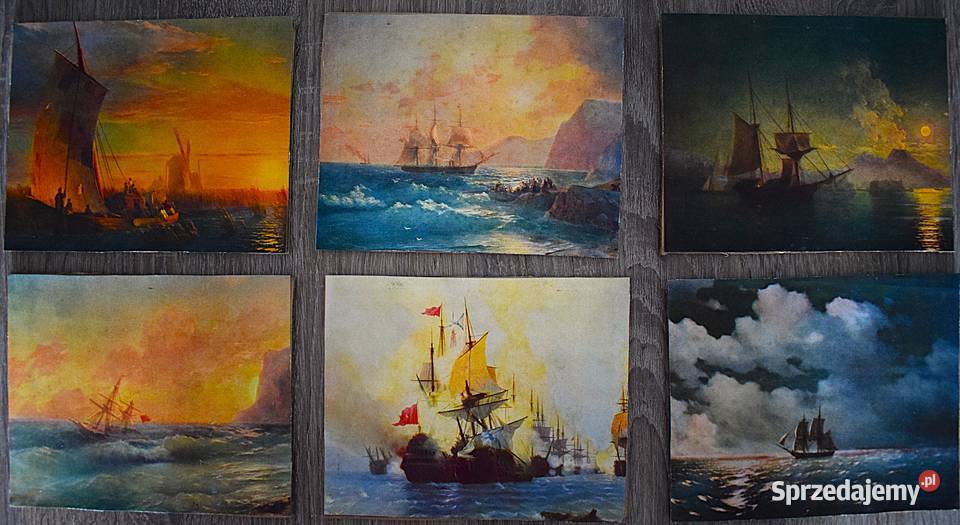 Marynistyka w malarstwie 6 obrazków kujawsko-pomorskie Chełmno