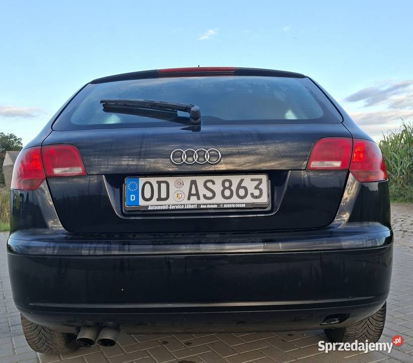 Audi a3 8p Sportback 19tdi 105 2007 nieuszkodzony A3 Chełmno sprzedam