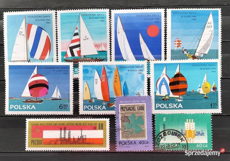 L Znaczki polskie 1965 kwartał II