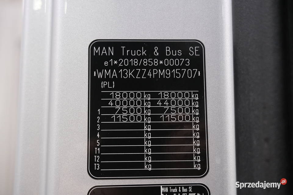 MAN TGX 2022 1241900 ccm 510 Samochody ciężarowe Warszawa